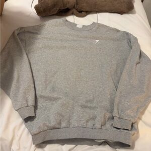 Gymshark Light Gray Crewneck Sweater